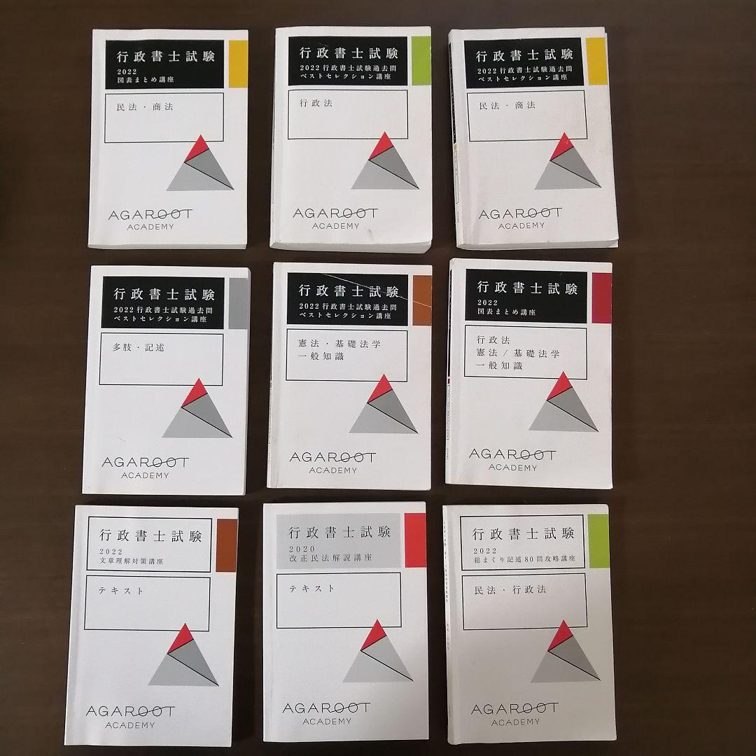 行政書士　上級カリキュラム　アガルート　2022　フルセット