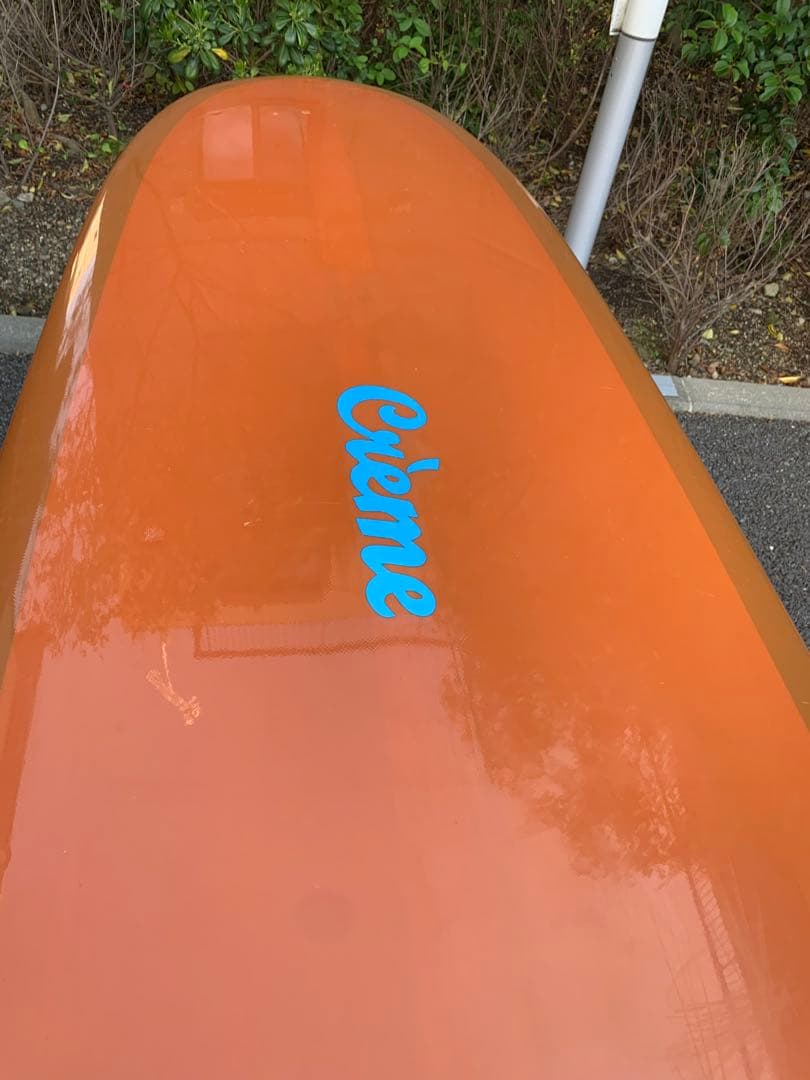 Creme Fat Cat 9.8 リーシュ　フィン　ハードケース付き