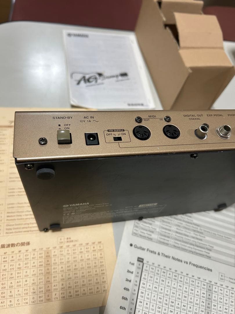 Yamaha AG Stomp アコースティックギター用エフェクター　箱あり