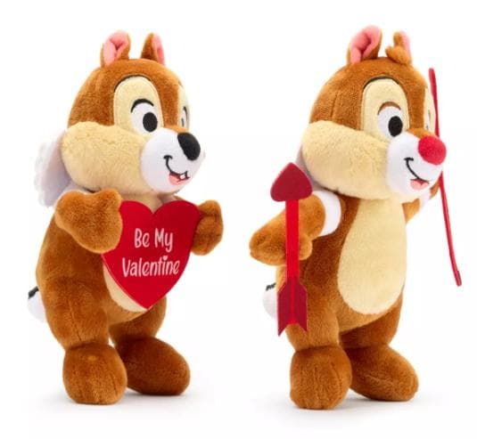 カリフォルニアディズニー　チップ＆デール バレンタイン ぬいぐるみ 2体セット