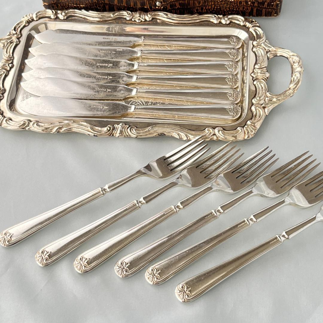 【Walker & Hall】カトラリーセットナイフ / フォーク