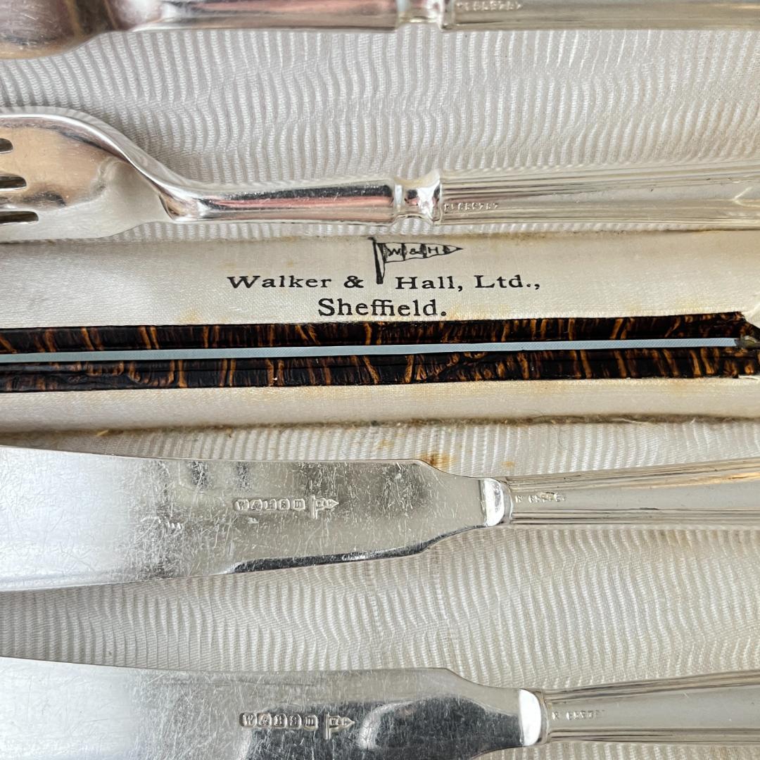 【Walker & Hall】カトラリーセットナイフ / フォーク