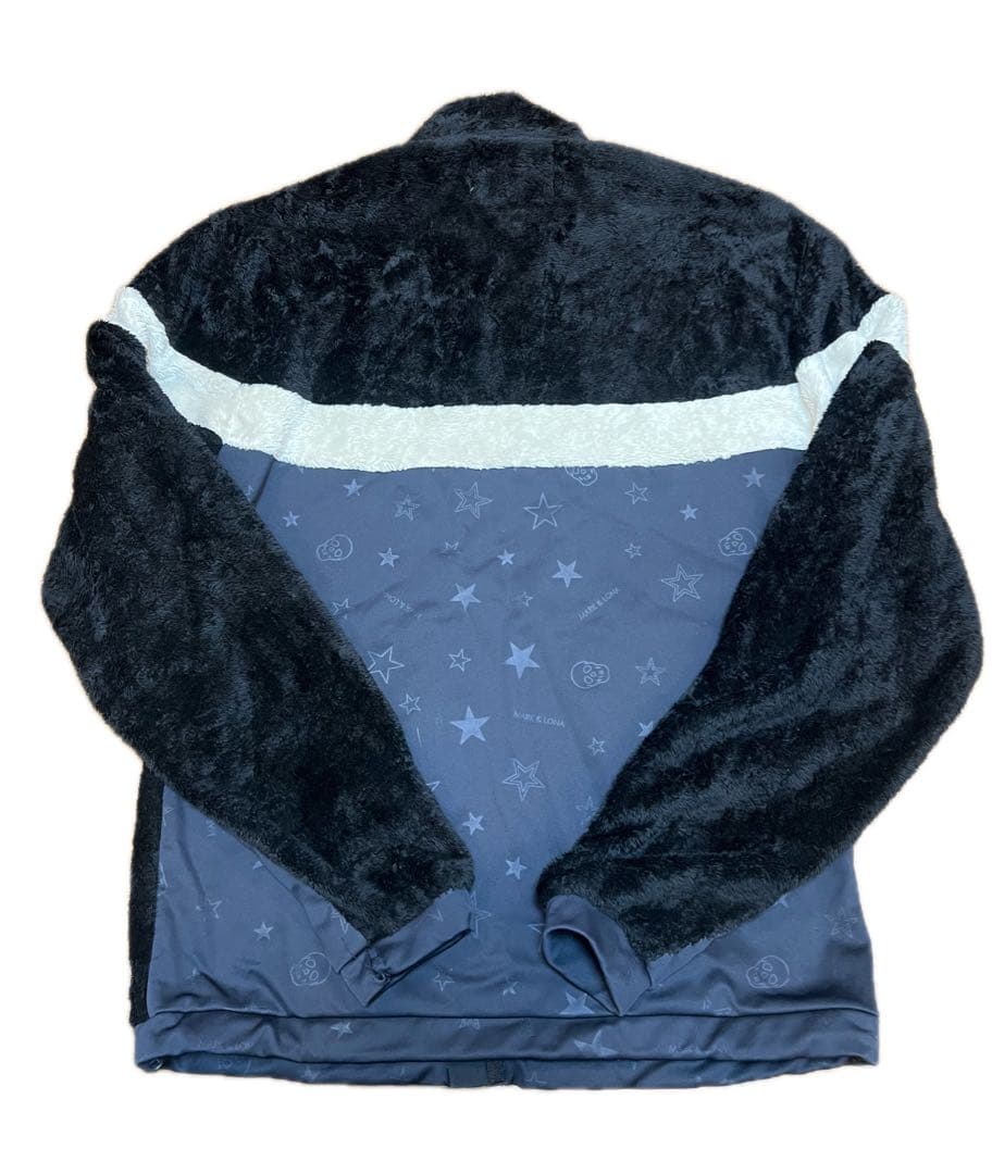 マーク＆ロナ ファー素材 ジップアップジャケット L