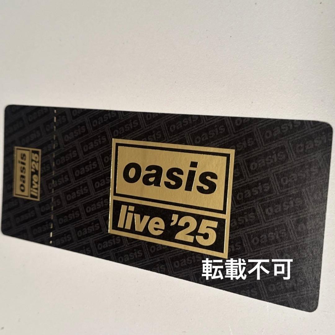 【海外限定・日本未発売】oasis オアシス メモリアルチケット　マンチェスター