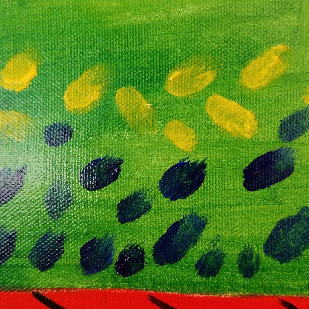 油絵　専用　マティスっぽい金魚と猫のいる部屋