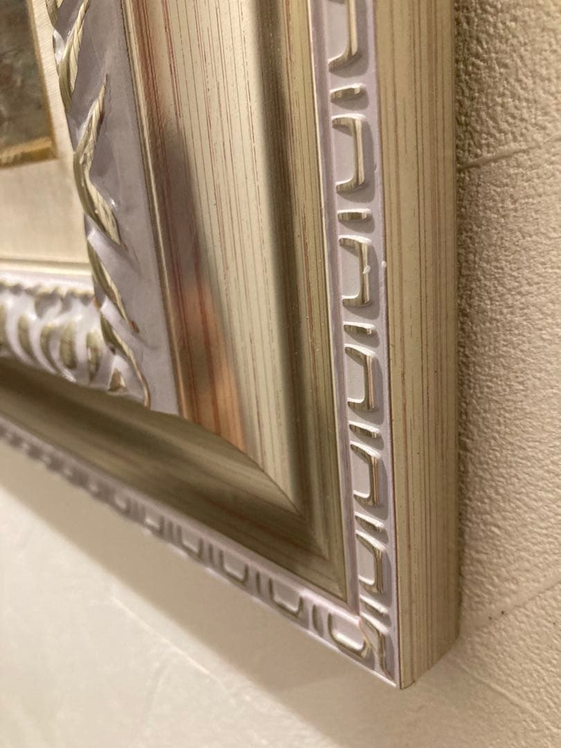 パリの街並み 油彩画 エッフェル塔