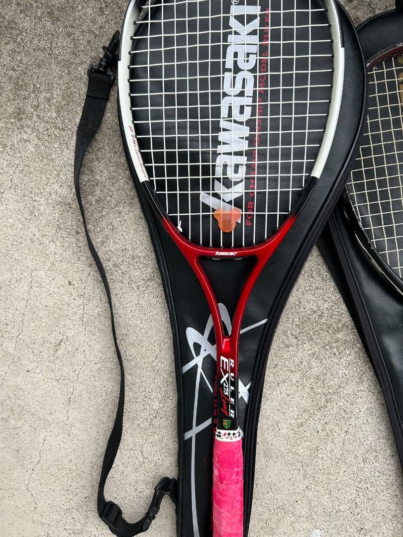 テニスラケット3本セット (Kawasaki, Wilson, YONEX)