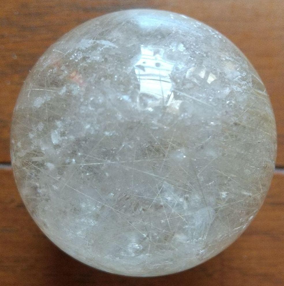 5%寄附①☆ 髪晶 髪の毛の糸模様 水晶 厄除け縁起物