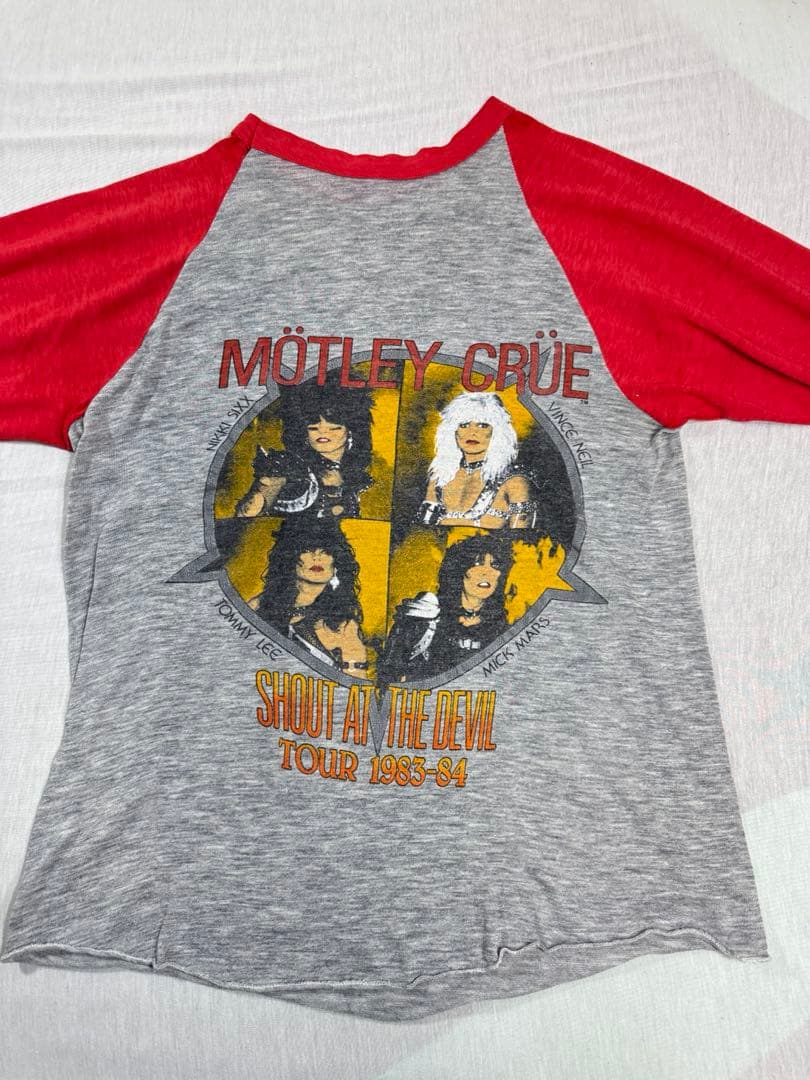 モトリクルー　ヴィンテージ　Tシャツ　1983-84 シャウトアットザデビル