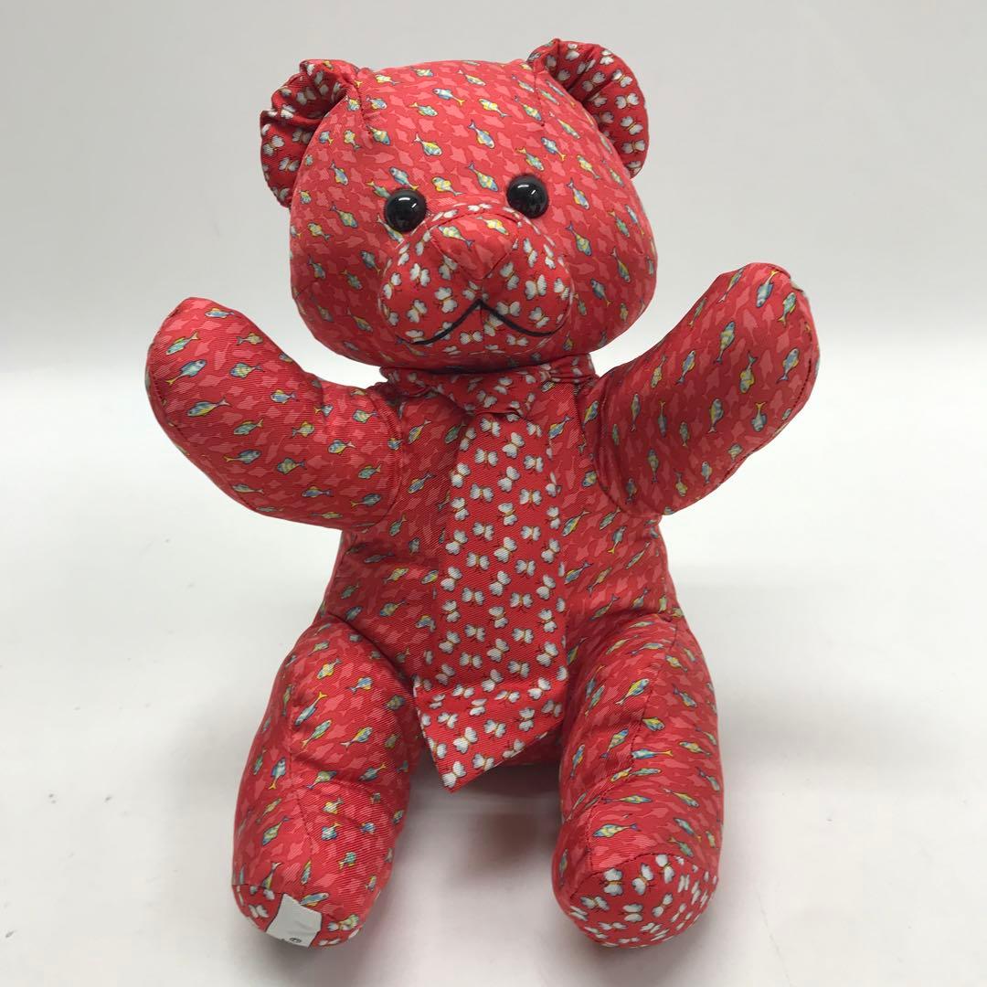 ☆極美品☆Salvatore Ferragamo テディベア ぬいぐるみ レッド