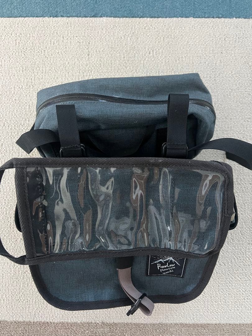 RawLowMountainWorksフロントバッグ　サイクルバーバッグ