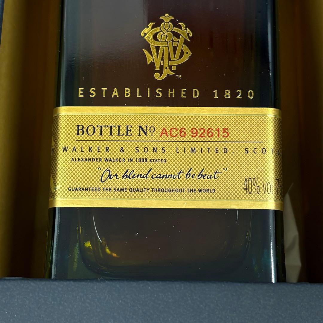 【未開封】ジョニーウォーカー ブルーラベル 750ml 箱付き