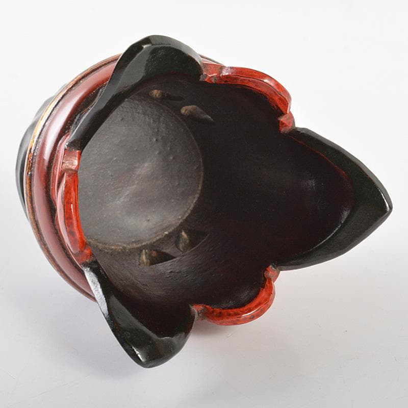 茶道具　讃岐伝統漆器　讃岐彫　神原象峯造　碗布差　茶巾筒　共箱　V　R6445