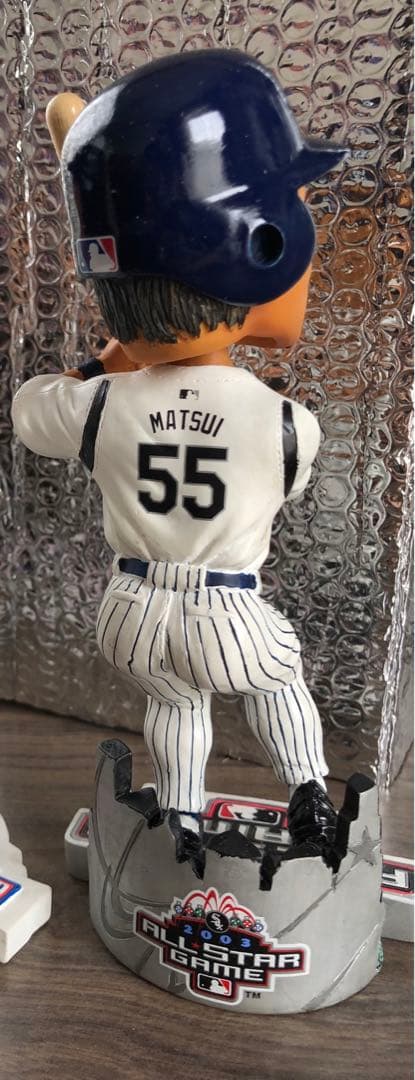 【美品！！もう入手不可品！精巧な作り】松井秀喜オールスターボブルヘッド