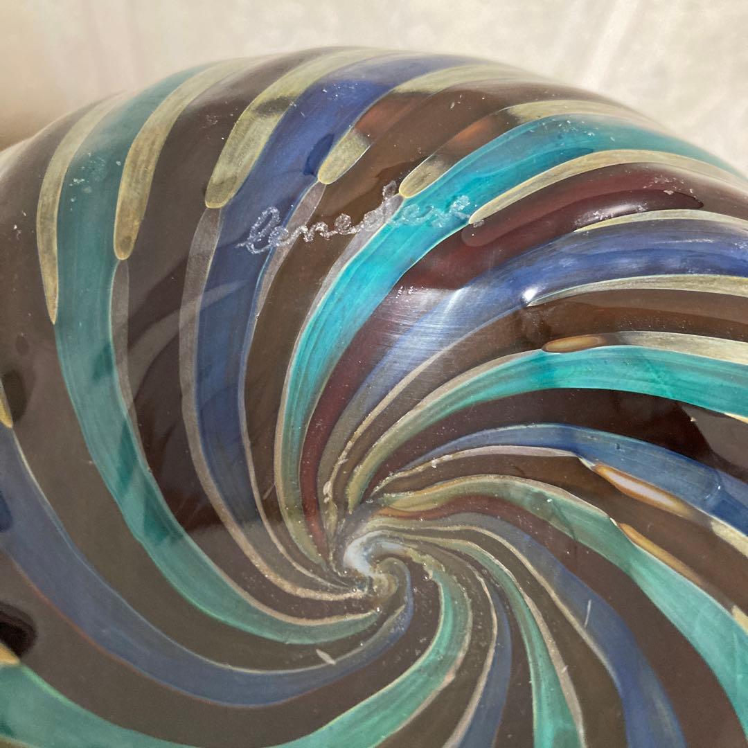 MURANO ムラーノガラス　花瓶　ベネチアングラス　美品