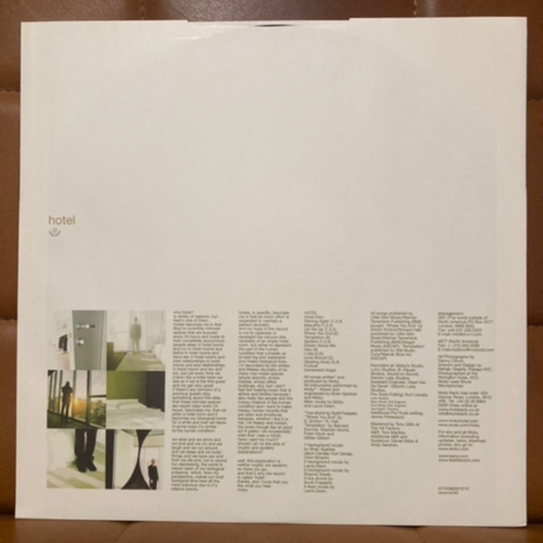 【希少LP】極美品レコード★Moby ‎– Hotel 当時もの送料込み