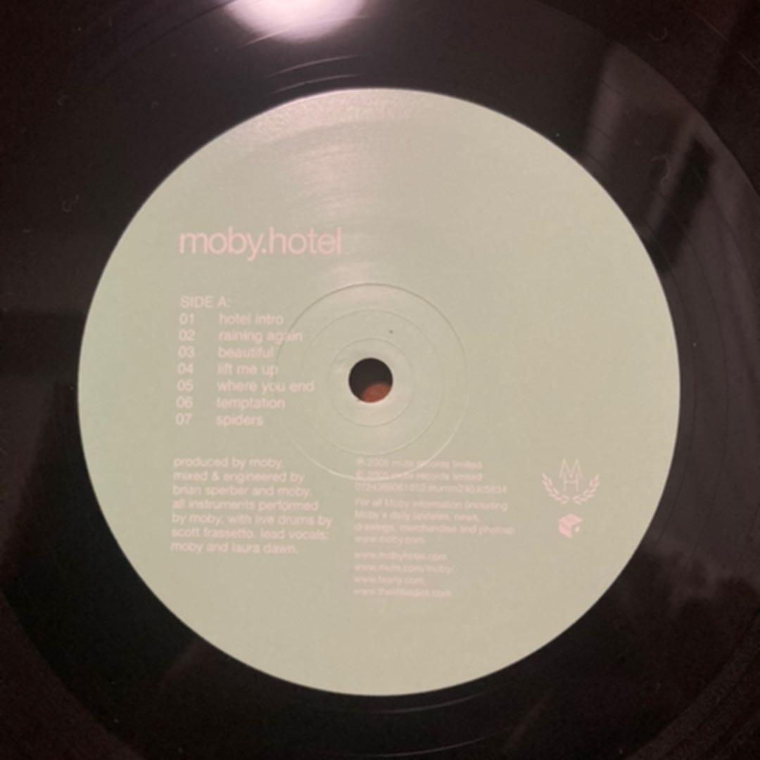 【希少LP】極美品レコード★Moby ‎– Hotel 当時もの送料込み