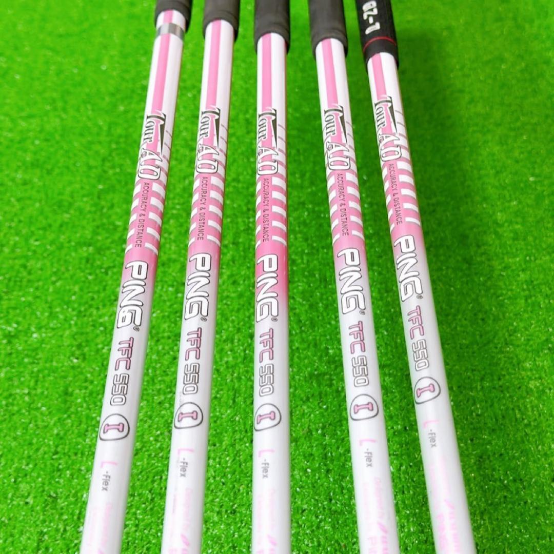 希少! PING ピン Faith アイアンセット　5本　レディース　レフティ