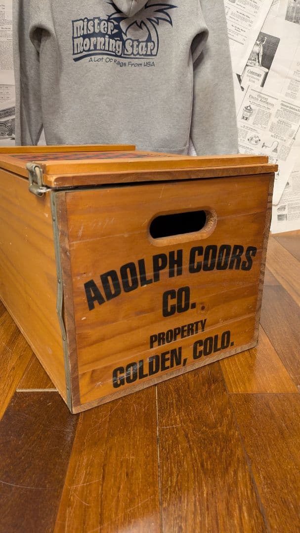 Coors ヴィンテージ木製ボックス