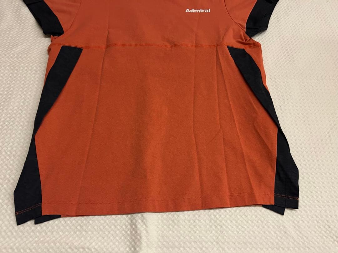 アドミラル　テニスウェア　オレンジ色トップス　Lサイズ