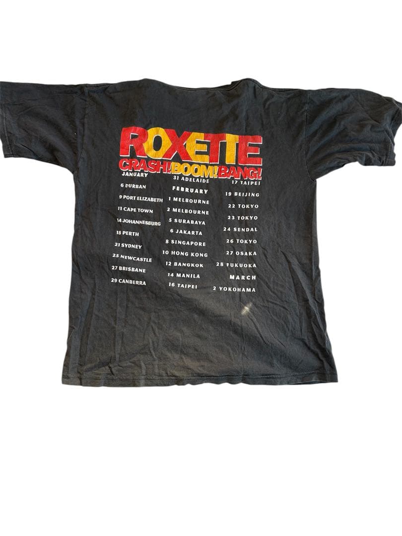 ロクセット　roxette バンドTシャツ　ヴィンテージ