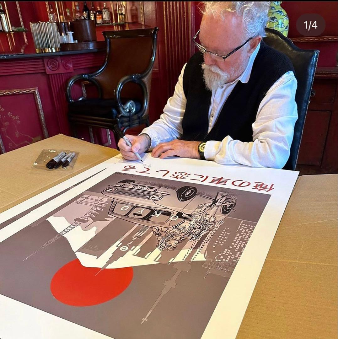 Queen(クイーン)ロジャーテイラー直筆サイン入りポスター