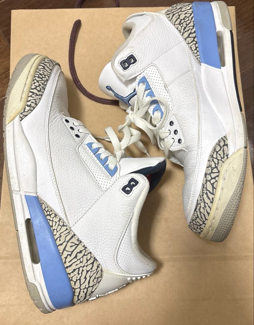 シューズ(男性用) Nike Air Jordan 3 Retro UNC 29.0