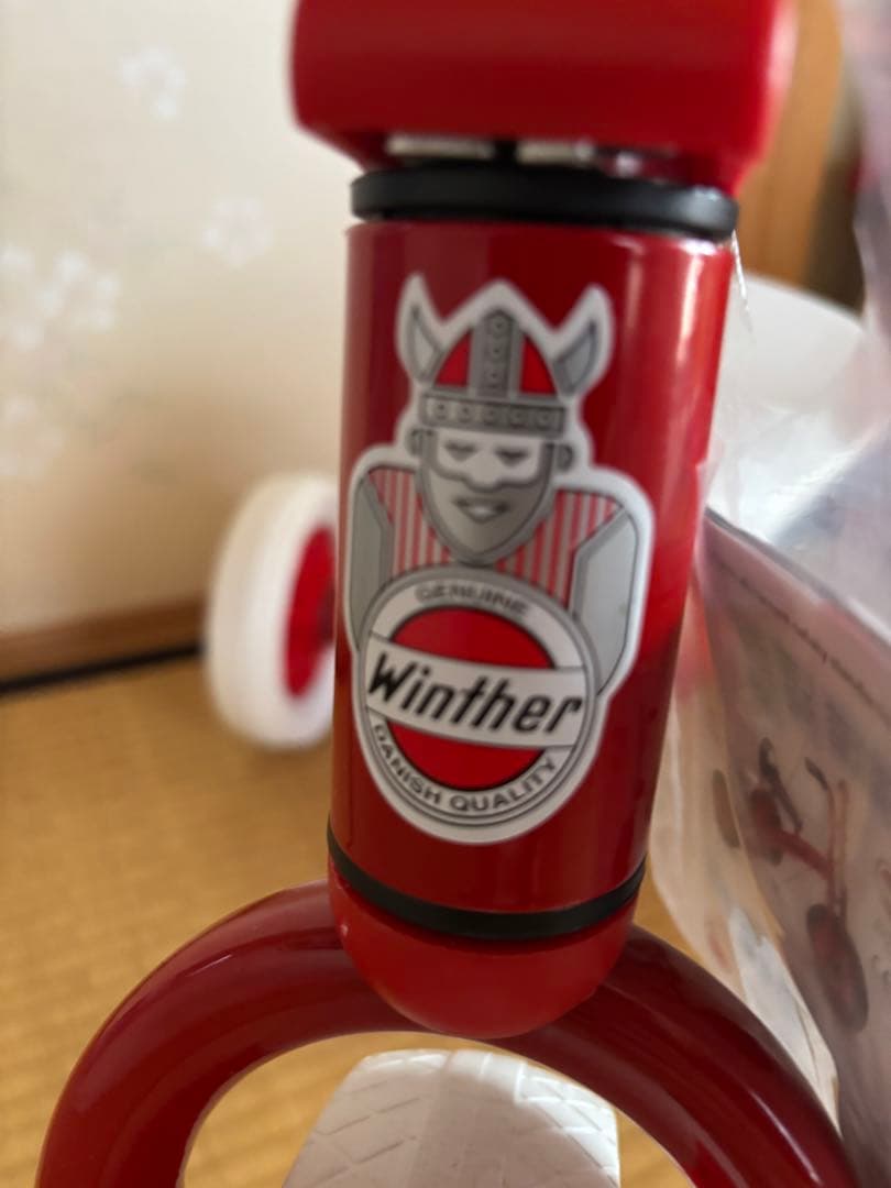 最終値下！高級品！winther 赤白　三輪車