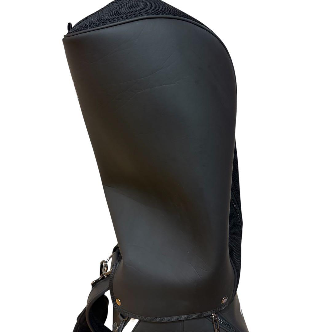 【3回使用】PUMA プーマ キャディバッグ　ゴルフバック　黒 ブラック