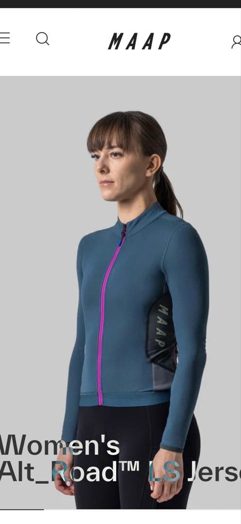 レディースサイクルジャージサイズXS