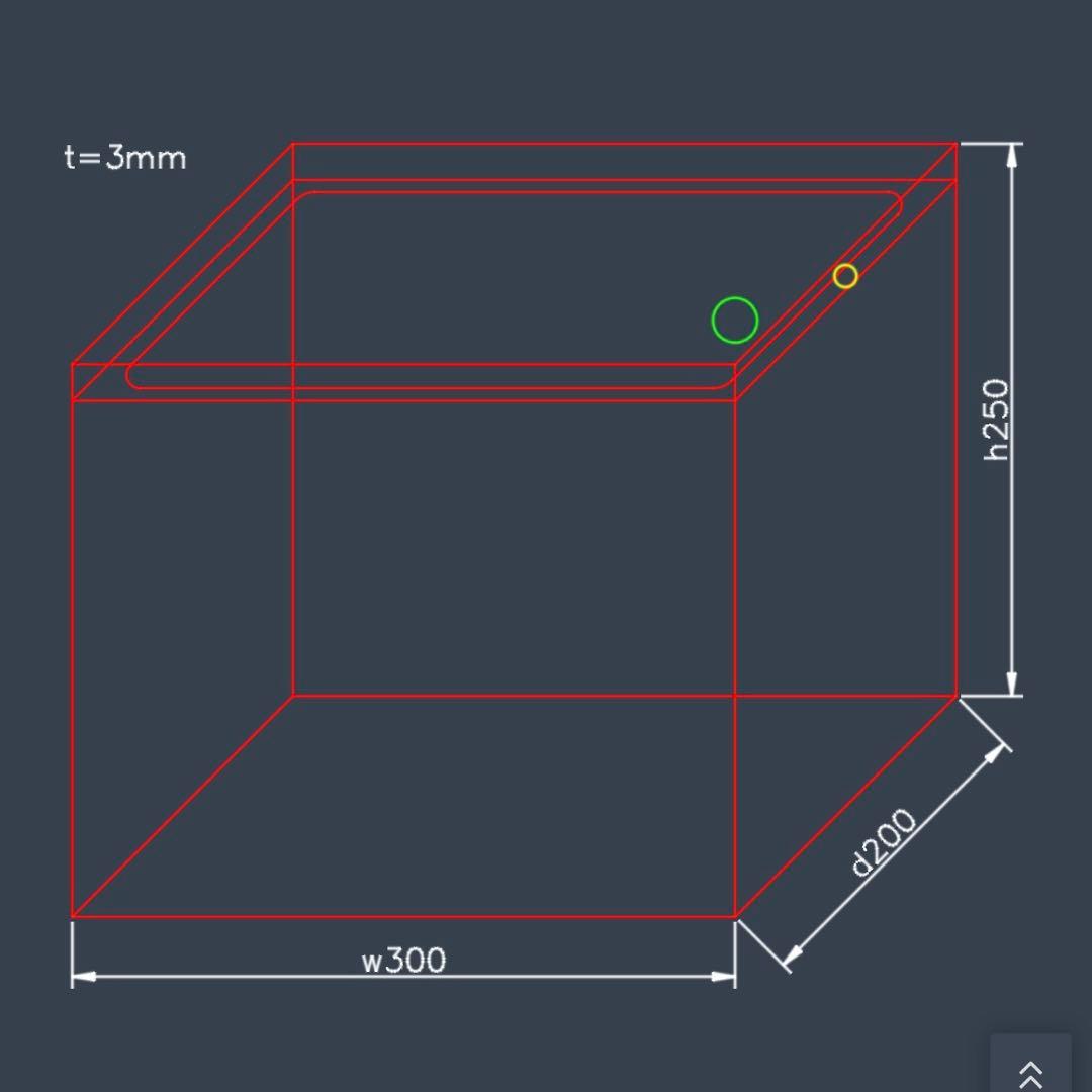 【M1204】オーダーメイドアクリル水槽
