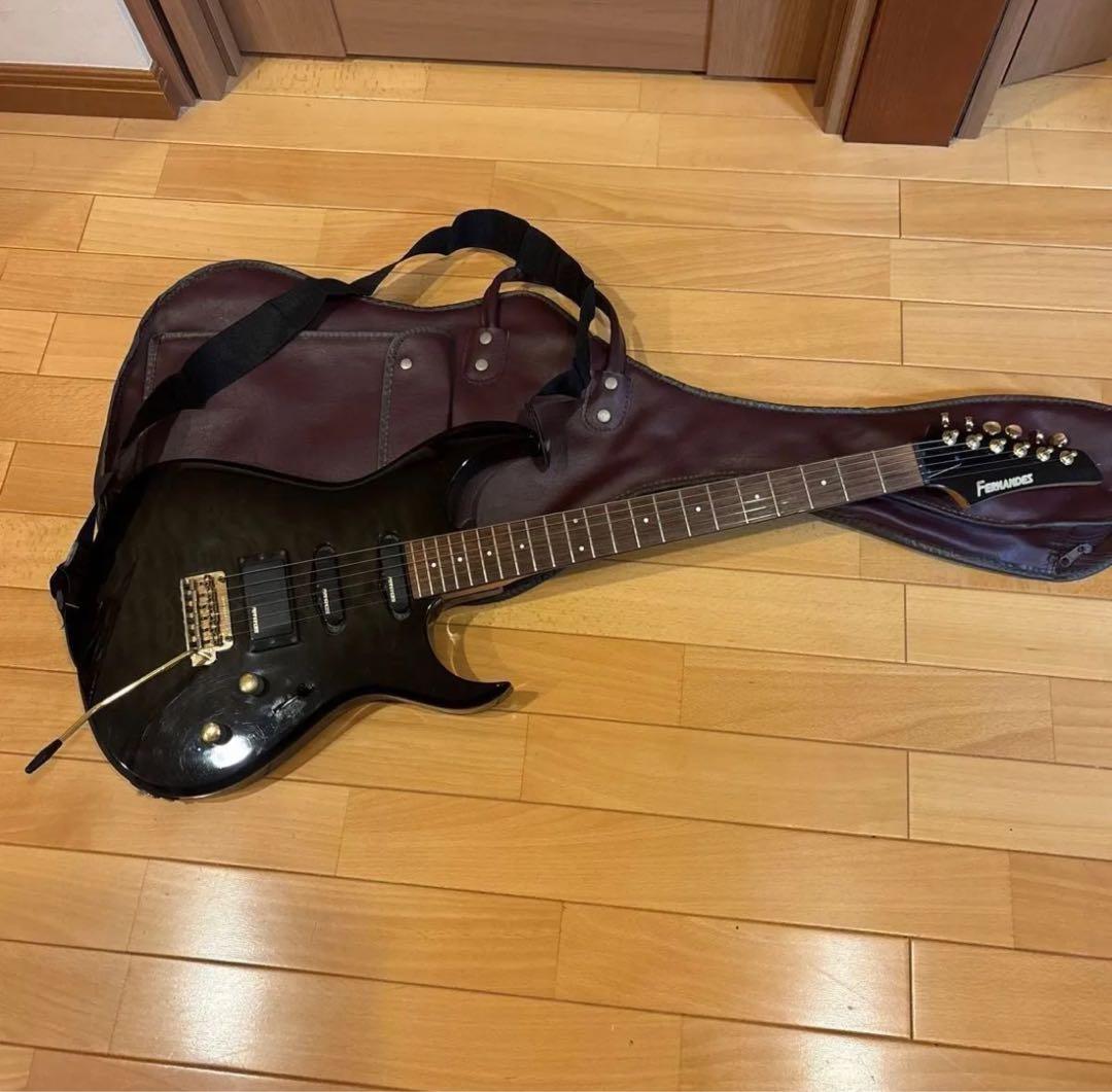 FERNANDES FGZ400 ゴールドパーツ仕様 トレモロアーム ケース付