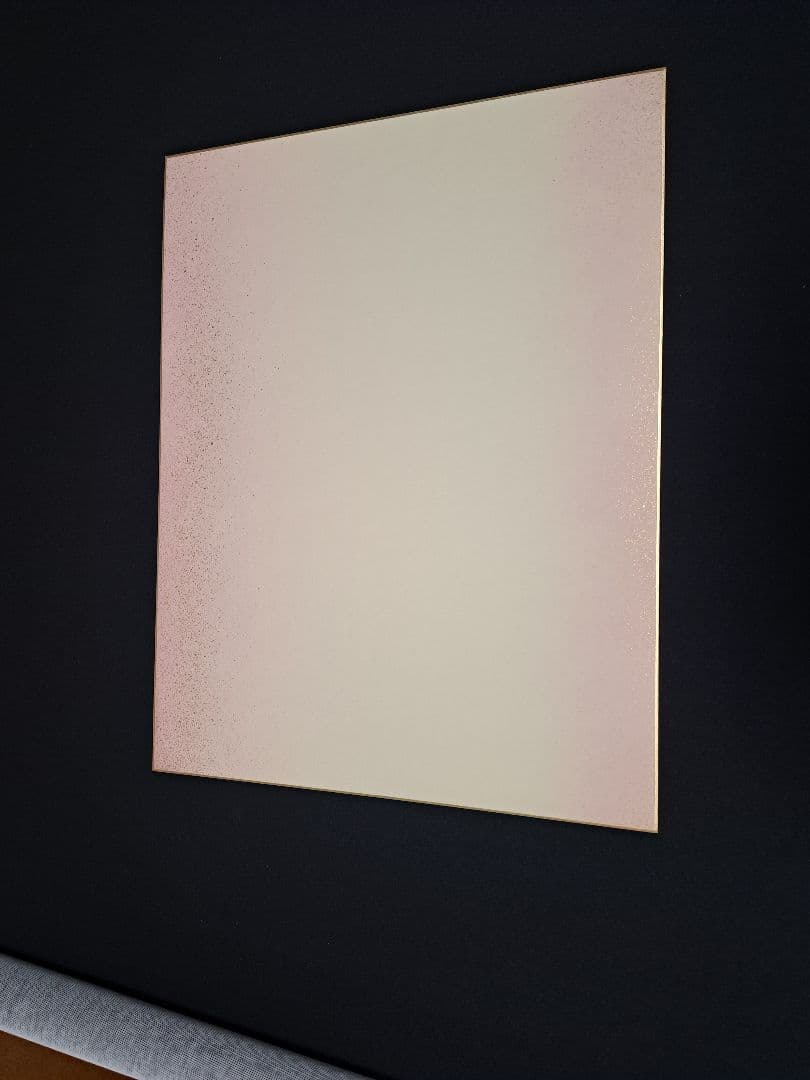 F6サイズ鳥の子色紙【桃色天地ぼかし28枚】色紙無地・書作品・アート・かな書道