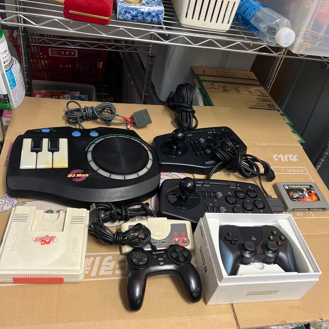 ゲーム機コントローラー　ソフトまとめ売り　 ジャンク品
