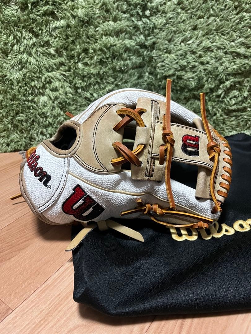 Wilson A2000 H12 硬式グラブ ホワイトSS×キャメル