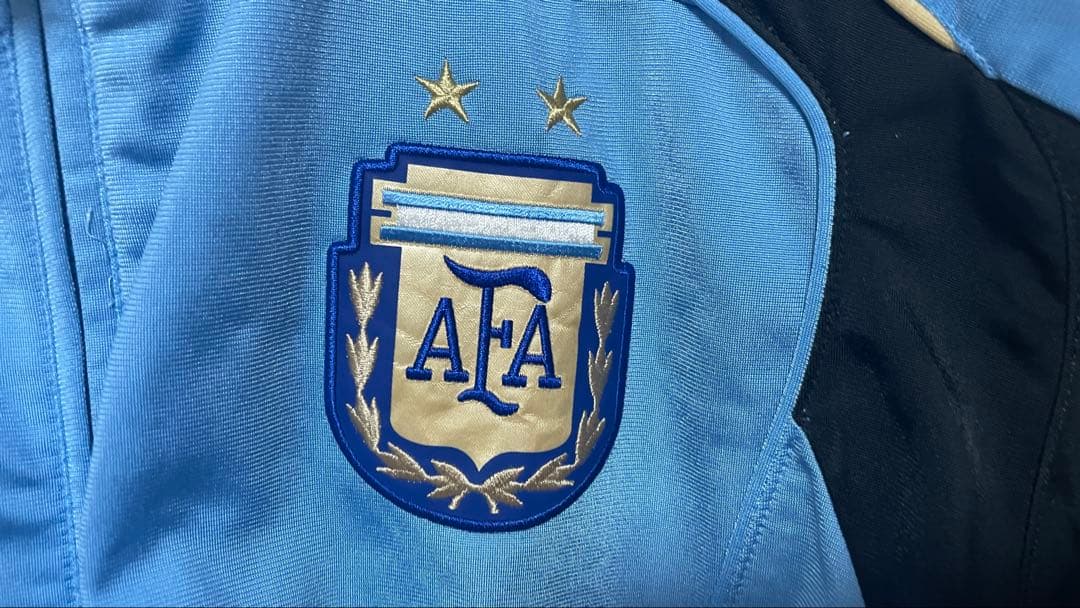 【激レア／正規品】2007年 アルゼンチントラックジャケットadidas水色XO