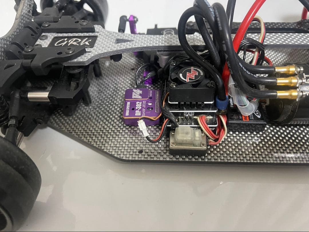 GRK GS2 EVO シルバーカーボンコンバ プロポ、メカ付き