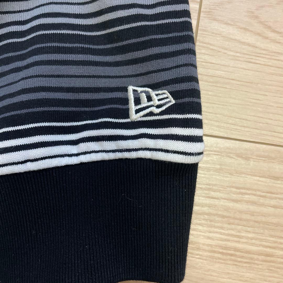 New Era ストライプポロシャツ X LARGE