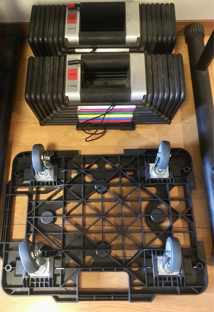 可変式ダンベル　パワーブロック 40 kg X 2 セット【直接引取のみ】