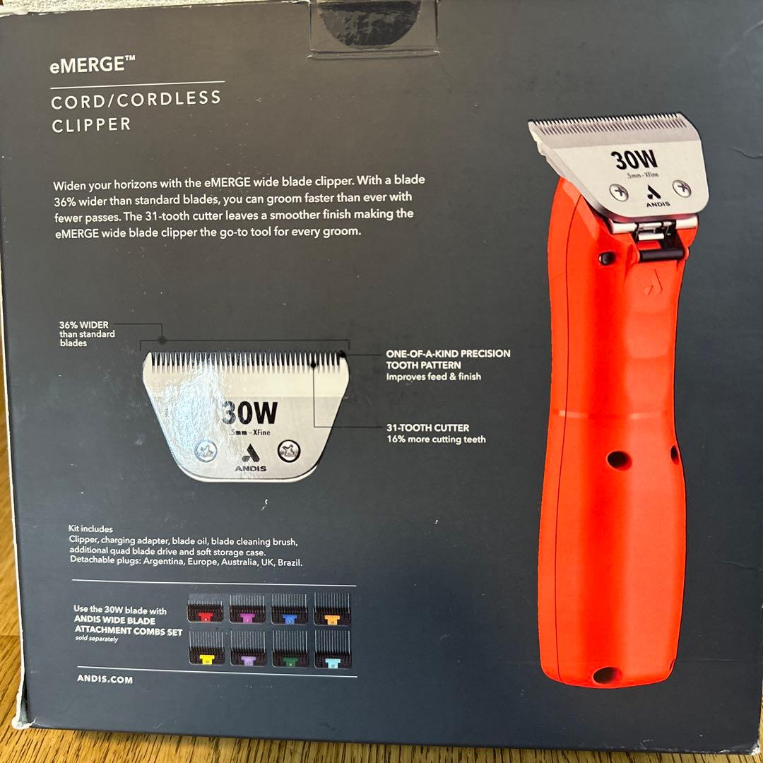 Andis Professional eMerge Clipper海外モデル