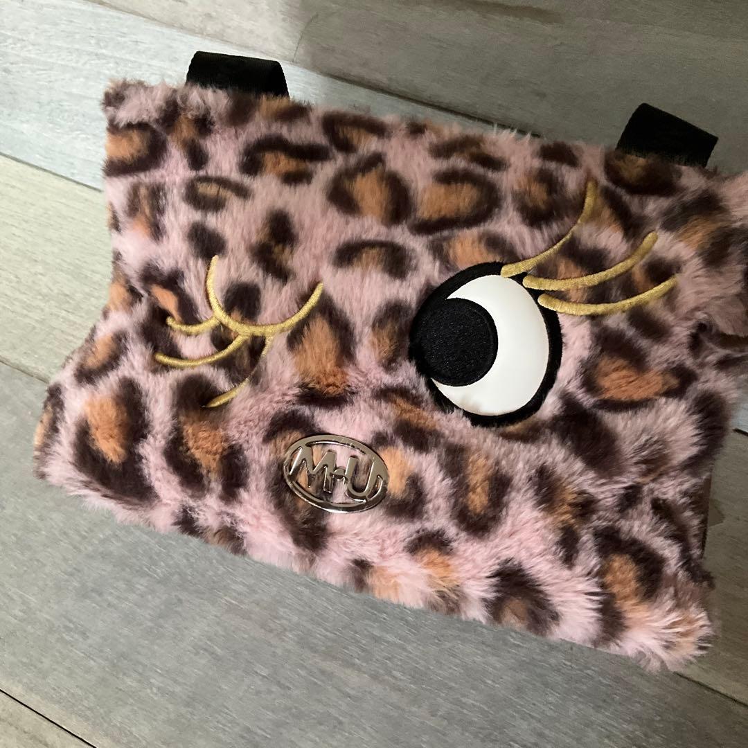 新品M.U SPORTS ヒョウ柄ファーカート保温バッグ