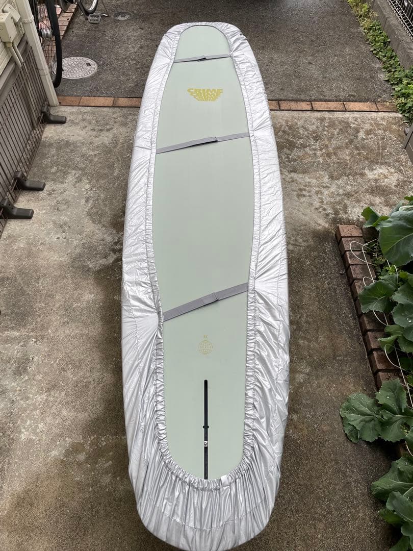 CRIME ロングボード 9.5 （フィン、デッキカバー、リーシュ付き）
