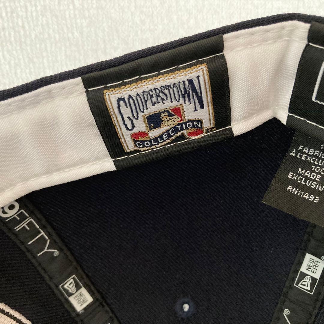 【海外限定】ニューエラ 59FIFTY オークランドアスレチックス ネイビー