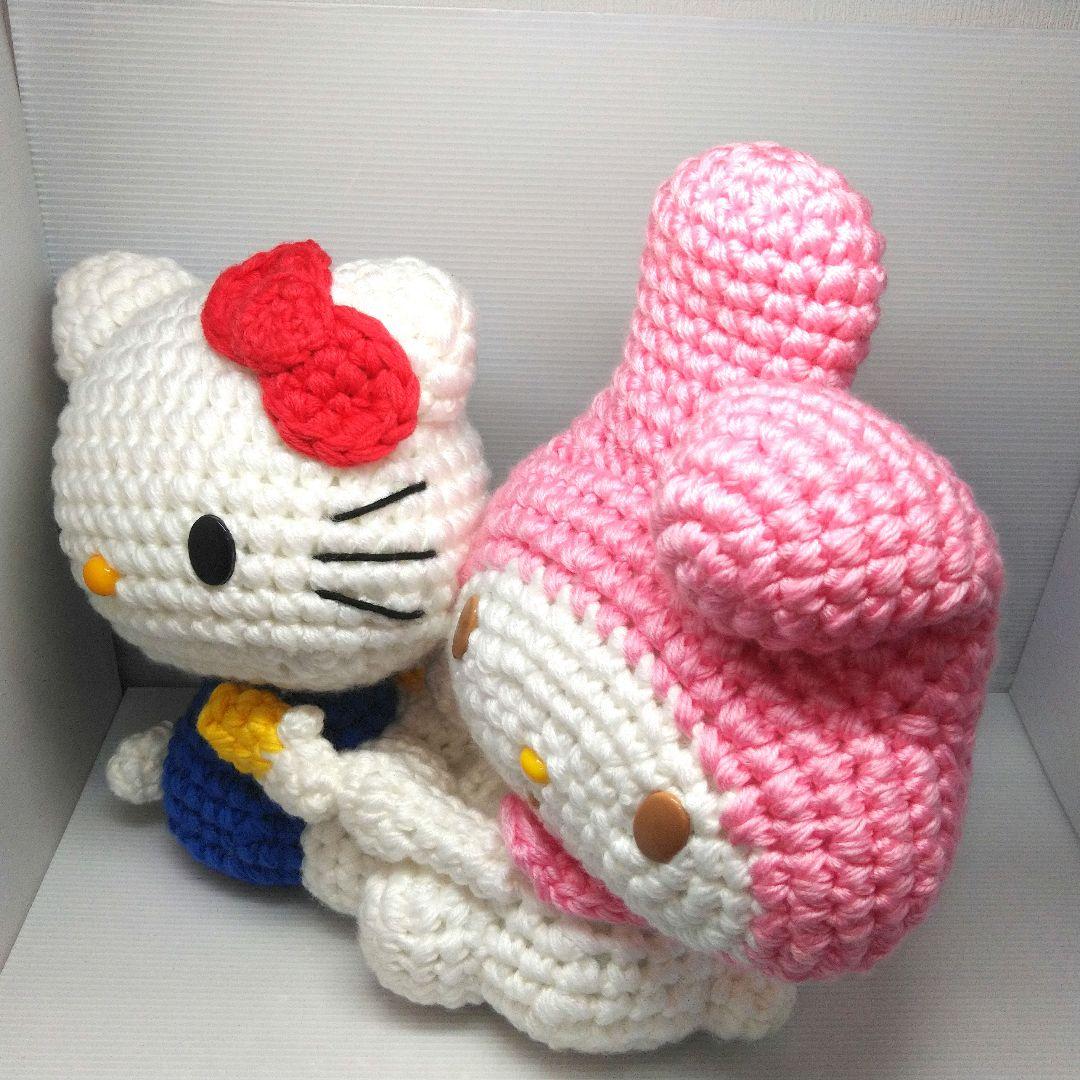 ハローキティ＆マイメロディ 編みぐるみ