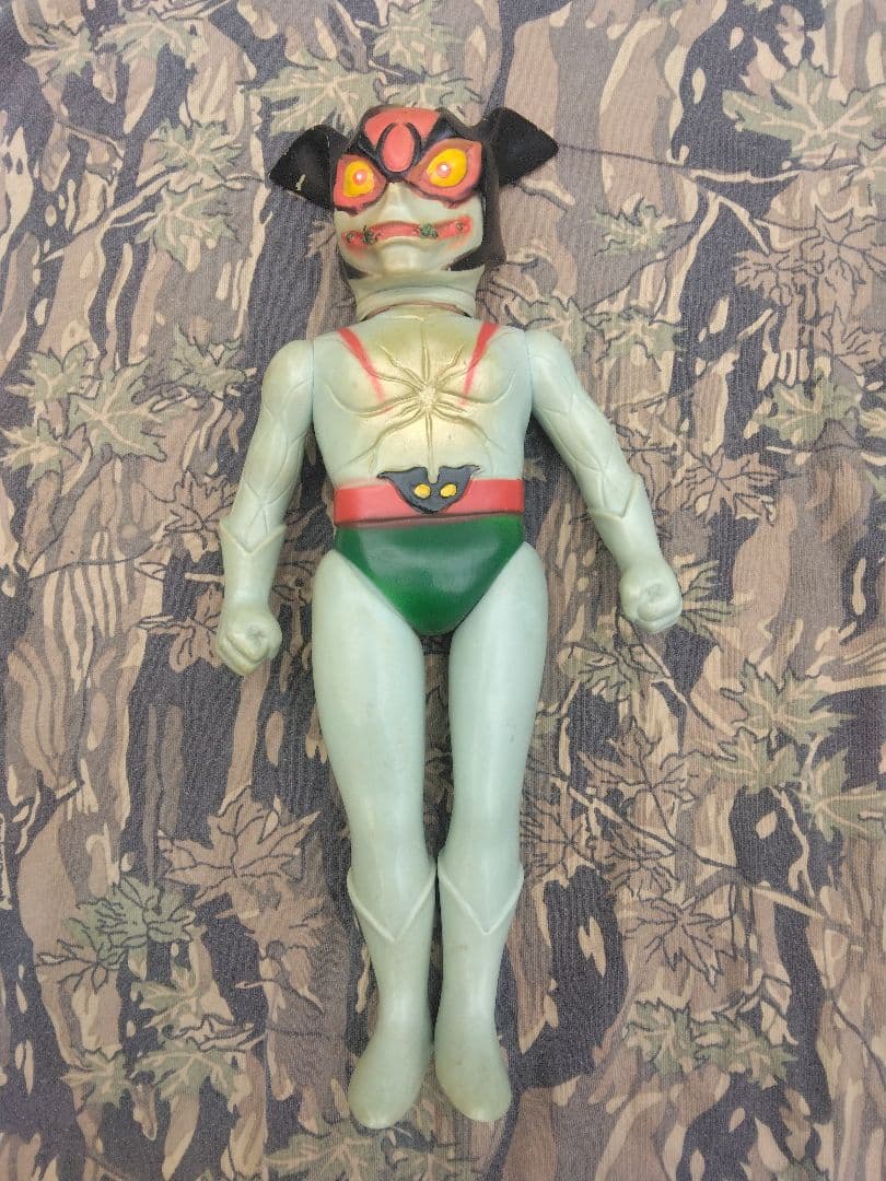 当時物 デビルマン ソフビ 貴重 パチ 面取れブルマァク マルサン 永井豪