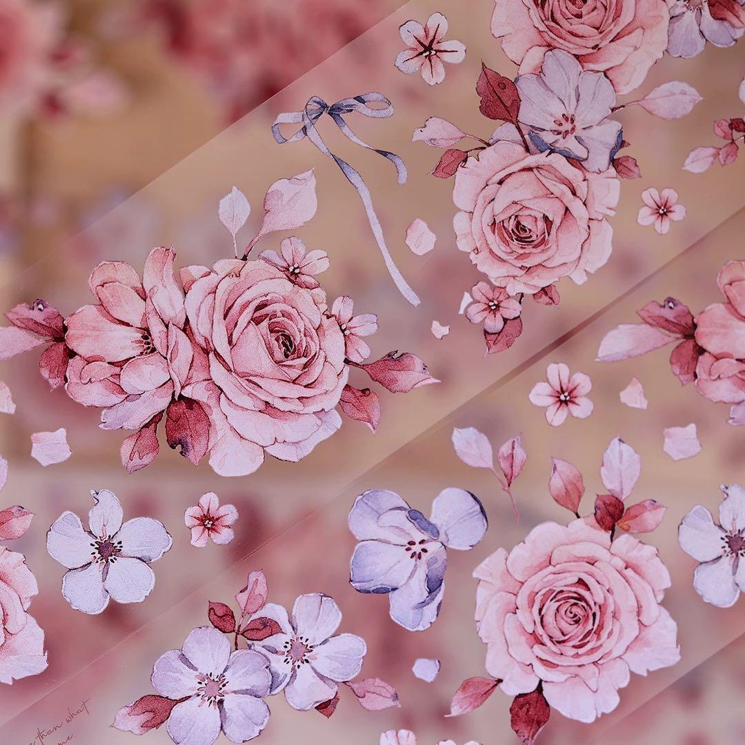 ⭐️SALE⭐️小白家文創《朝雾》海外マスキングテープ　マステ 【2514】