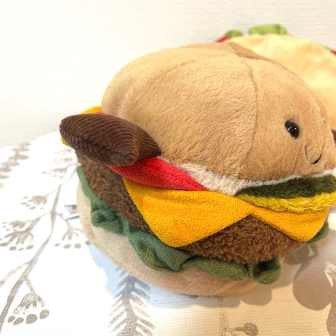 ジェリーキャット　 ぬいぐるみ ハンバーガー　タコス