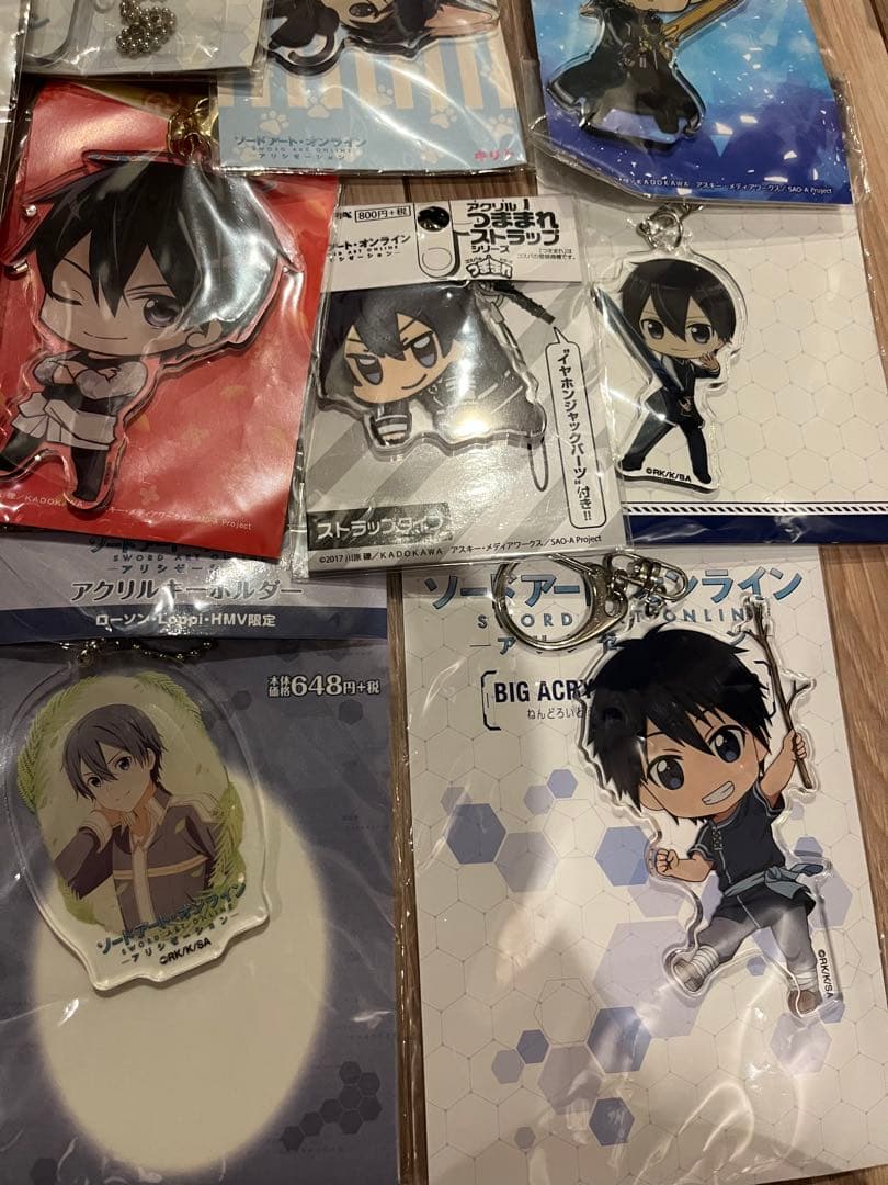 ソードアート・オンライン　キリト アクリルスタンド キーホルダーなどセット