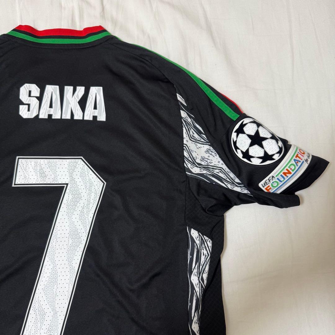 【新品未使用】アーセナル サカ 24/25 アウェー ユニフォーム CL仕様