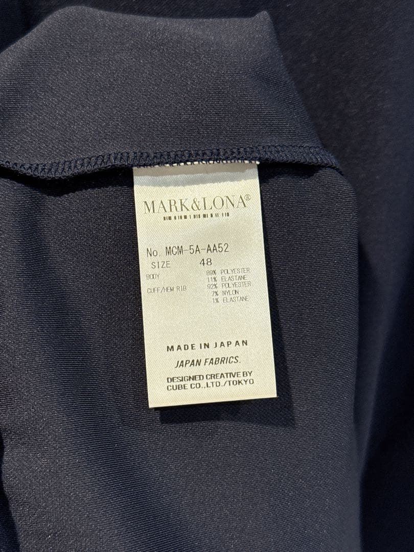 新品 ★2025最新 MARK&LONA モックネック シャツ マーク&ロナ